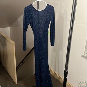 Navy blue formal dress